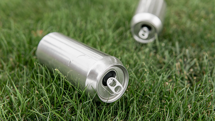 Used,Beer,Cans,Environmental,Pollution.,Recycling